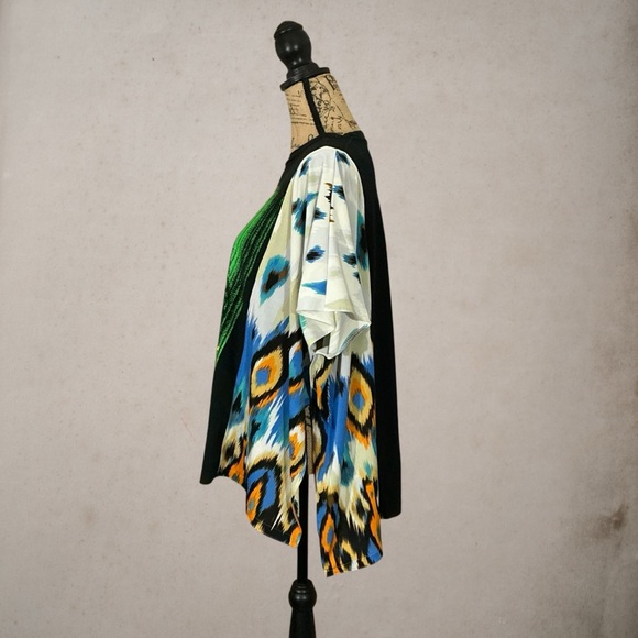 Upcycled Bob Marley T-shirt Kimono Style Oversized One Of A Kind Repurposed Top - Picture 7 of 9